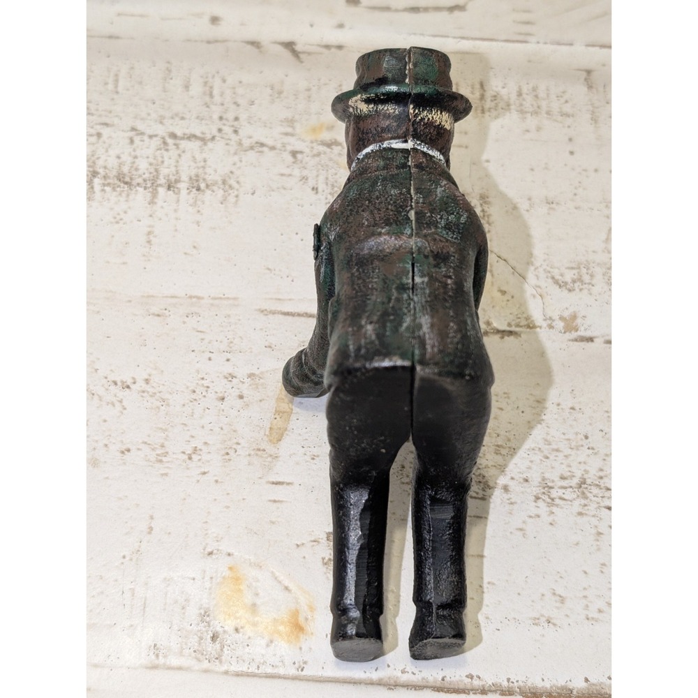 Antique Cast Iron Toy Driver Coachman Figure - Picture 8 of 8